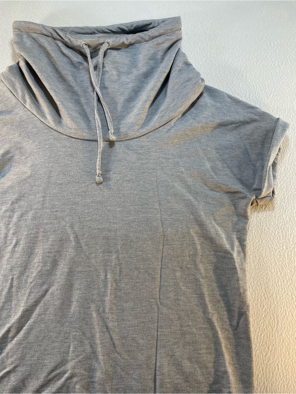 Icebreaker Merino Women’s Cool Lite Chimney Collar Short Sleeve Sweater Size Med